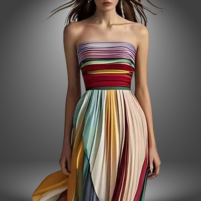MAYA | Elegante Abito Versatile in Tessuto Premium