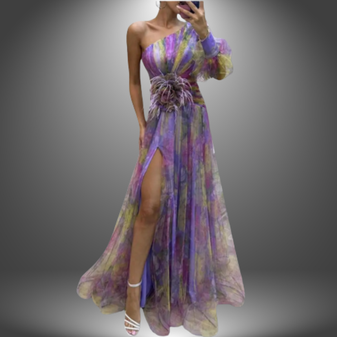 Livia | Abito Chic con Design a Una Manica