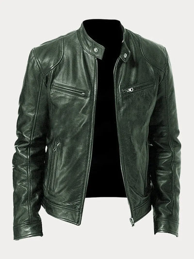 Joe™ | Giacca di pelle casual: Stile senza tempo e comfort