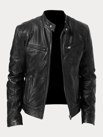 Joe™ | Giacca di pelle casual: Stile senza tempo e comfort
