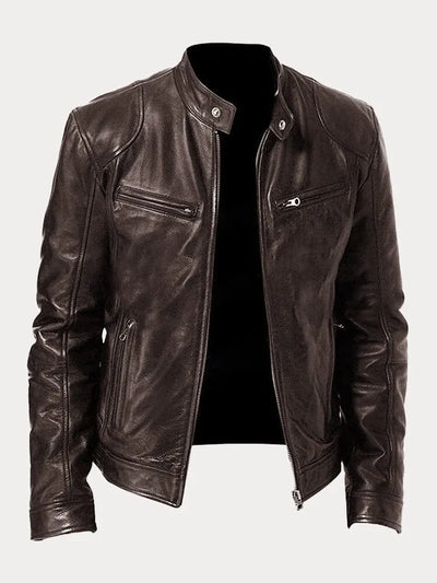 Joe™ | Giacca di pelle casual: Stile senza tempo e comfort