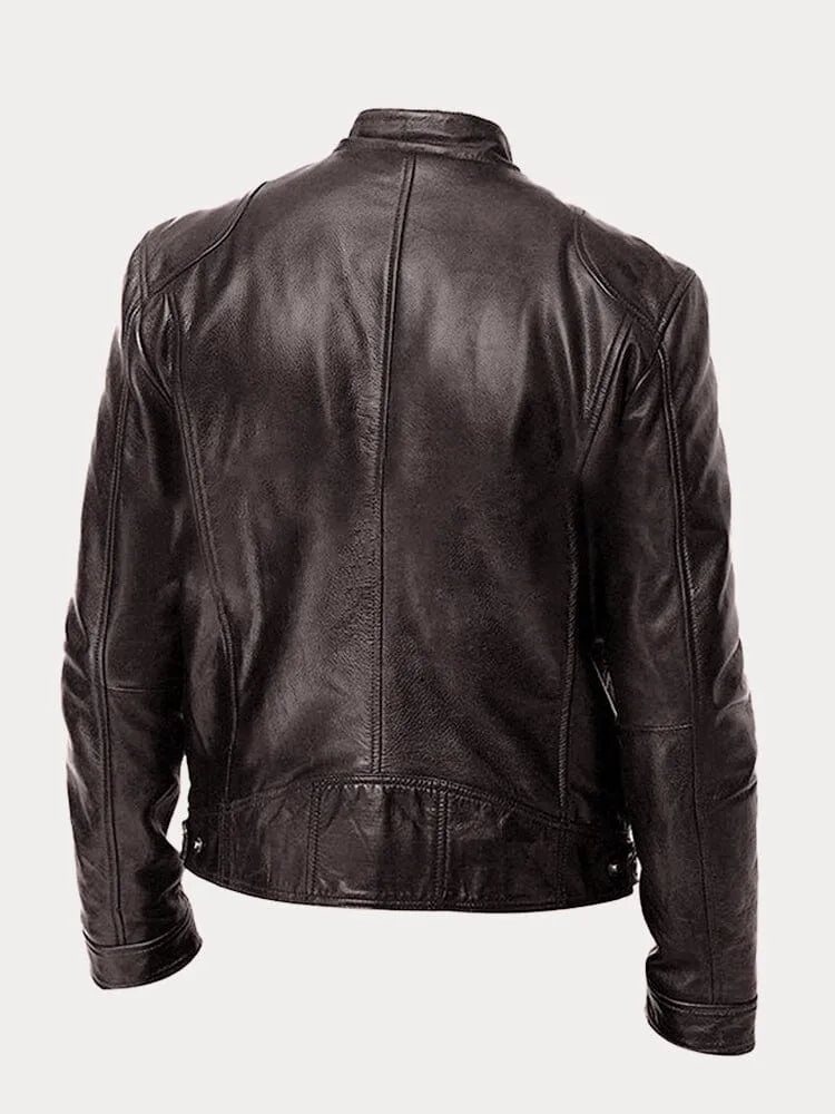 Joe™ | Giacca di pelle casual: Stile senza tempo e comfort