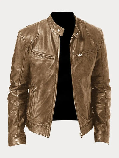 Joe™ | Giacca di pelle casual: Stile senza tempo e comfort