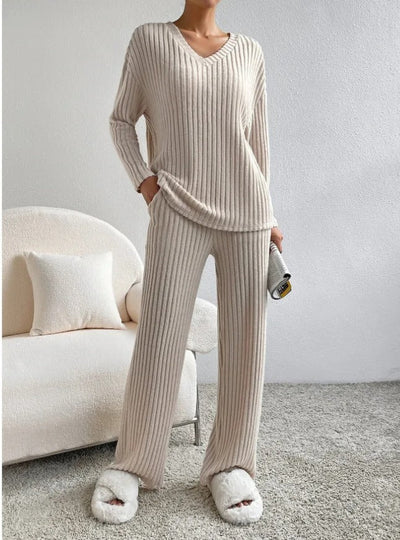 LIVIA | Elegante Set di Maglia e Pantaloni per Comfort e Stile
